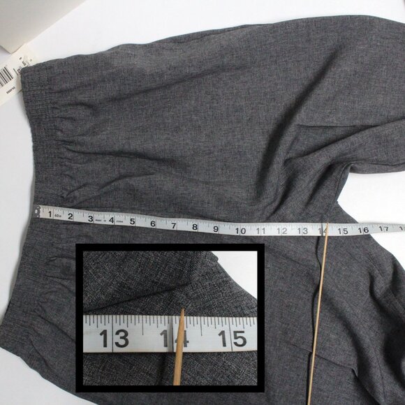 Older NWT Women's Size 14P Gray Elastic Waist Pull On Allison Daley Pants - Picture 7 of 9